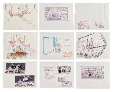 Joe vs. the Volcano - Drawings and Sepia Prints