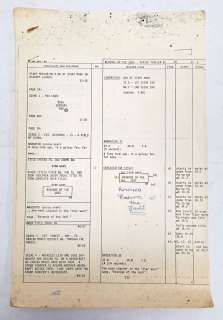 Revenge of the Jedi Teaser Trailer 8 page Original Script. Handwritten ’Retitled Return of the | misc / divers