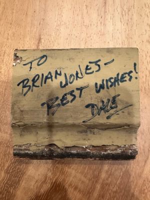 Original Piece of Siding off the House from A Christmas Story