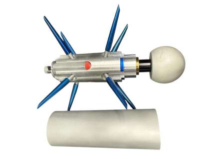 The Fifth Element (1997) - Custom Made Aluminum Light-Up Mangalore Grenade (High End Replica) | Hanlin Auction Service