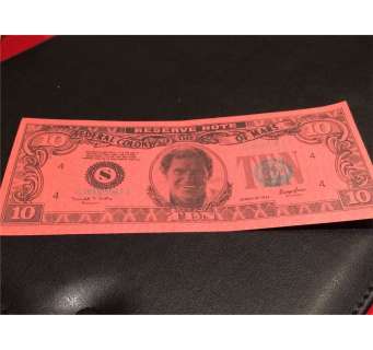 Total Recall movie prop - money bill used in the Schwarzenegger classic | Piece of the Past