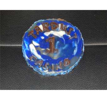 Flintstones Viva Rock Vegas original prop tardust poker chip used on screen | Piece of the Past