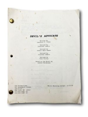 Devil’s Advocate White Shooting Script 10/15/96 FFS Productions 148 Pages | eBay US (Buy It Now)