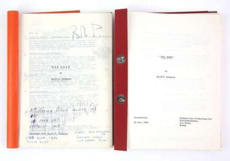 Lot 1371 - The Bobo (1967) Two Original Screenplay scripts by David R. Schwartz from the film starring Peter…