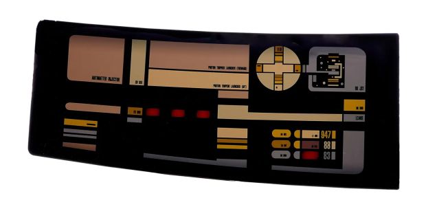 Star Trek: Picard | Lot 424 - Enterprise-D Tactical LCARS Panels (2) | Julien’s