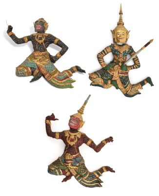 The Noble War | Lot 64 - Deity Flying Miniatures (3) | Julien’s