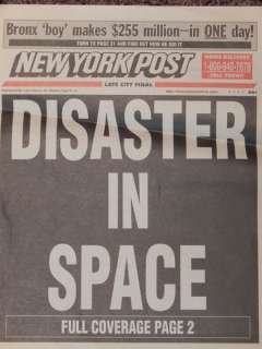 Screen Used Prop Newspaper from "Armageddon" | Piece of the Past