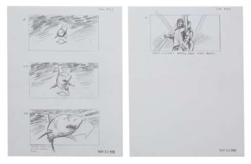 Austin Powers: International Man of Mystery | Six Scene #103-104 Storyboard Illustrations | Julien’s