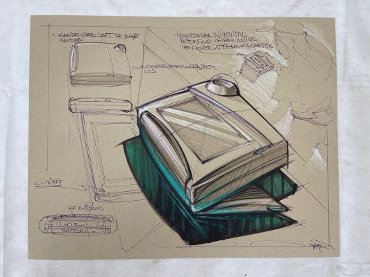Minority Report Tom Cruise Original Concept Art Signed by Jeff Julian | Los Angeles Estate Auction