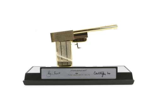 Lot 7145 - James Bond The Man With The Golden Gun - Factory Entertainment Dual signed Limited Edition Replica…