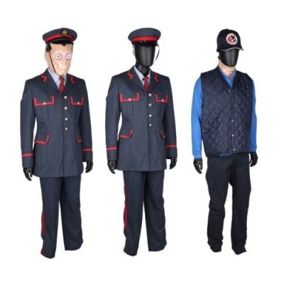 Doctor Who (Tv Series, 2005-2022) | Collection of Three Kerblam! Postmen Postmate Ensembles | Propstore