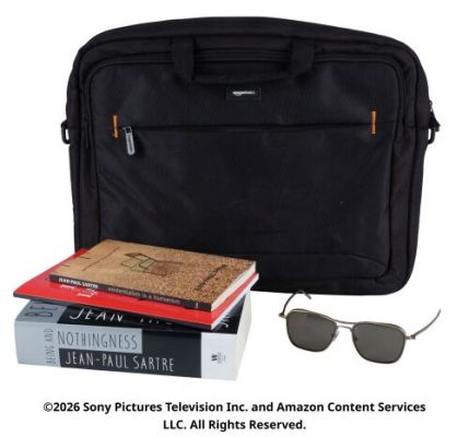 The Boys (T.V. Series, 2019-2026) | Lot 28: Frenchie’s Laptop Bag and Accessories | Propstore
