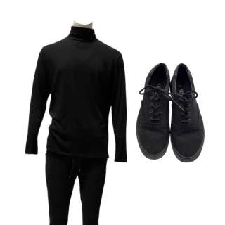 Self Reliance Production Assistant Screen Worn Shirt, Joggers & Sneakers Ch 1 Sc 52-A90 | VIP Fan Auctions