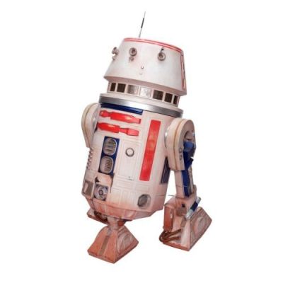 THE BOOK OF BOBA FETT (T.V. SERIES, 2021-2022) - Lot #377 : Remote-Controlled Distressed R5-D4 Astromech Droid