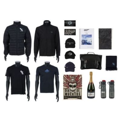 James Bond: Various Productions | Lot  378. Daniel Craig-Autographed Champagne Bottle, Sam Mendes-Autographed Poster and Collection of Crew Gifts and Ephemera | Propstore