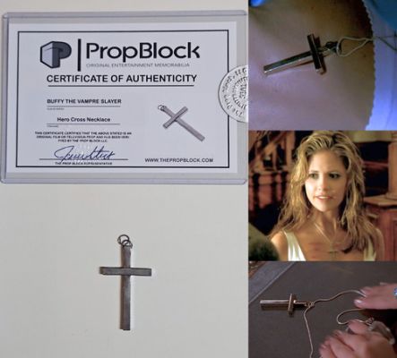 Buffy the Vampire Slayer — Screen-Worn Cross from Angel — Sarah Michelle Gellar | eBay US