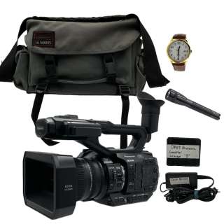 Civil War Dave Jefferson White Screen Used Camcorder, Watch, Flashlight, Charger & Camera Bag | VIP Fan Auctions