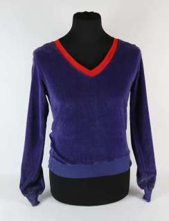 Lost in Space (1960s TV Series)- a vintage purple sweater with red V-neck, label reads ’Western… | Ewbank’s