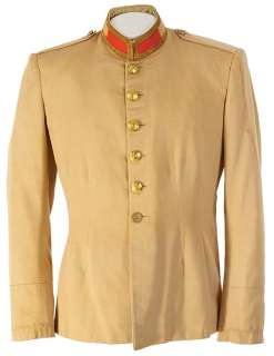 Lot 703 - Tyrone Power "Captain Alan King" beige tunic and pants from King of the Khyber Rifles.