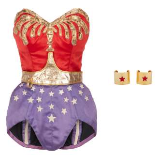 Wonder Woman - Wonder Woman (Lynda Carter) Americana Uniform Bodysuit with Production-Made Bracelets and Photo