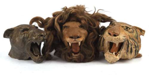 Gerry Anderson: Three Original Prop Big Cat heads, screen used, as made by property master Peter… | Ewbank’s
