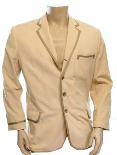 Lot 3235 - Stagecoach (1966) - Michael Connors as Hatfield (The Card Shark), production made pale beige blazer