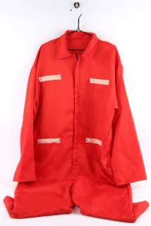 Conquest of the Planet of the Apes (1972) Red Gorilla Jumpsuit With Fake Zipper Pockets and Zip… | Ewbank’s