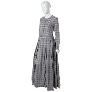 A MILLION WAYS TO DIE IN THE WEST - Anna (Charlize Theron) Grey/Black Plaid Western Dress | The Golden Closet