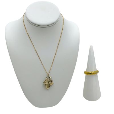 Hedda Hedda Gabler Deleted Scene Olive Leaf Necklace & Ring Sc 14 | VIP Fan Auctions