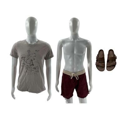MERV Russ Screen Worn Shorts, Sandals & Shirt Ch 15 Sc 38Pt1-38Pt3 | VIP Fan Auctions