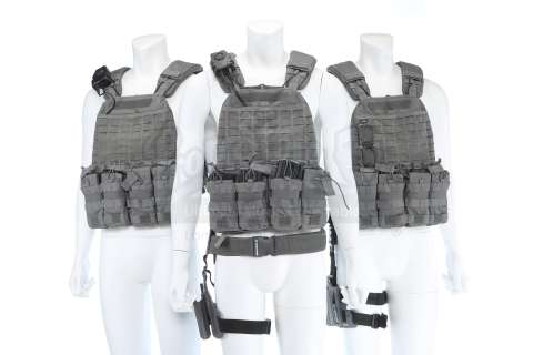 Colony | All Seasons : Three Gray Hat Tac Vests | Propstore