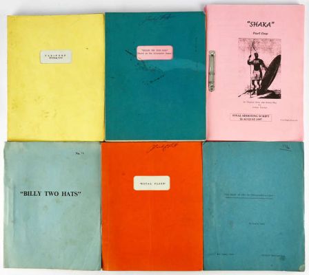 Lot 6348 - Collection of 6 Film Shooting Scripts to Include: Shaka Part One (2001), The Bells of Hell go… | Ewbank’s