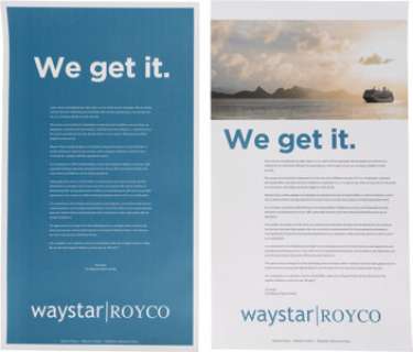 Succession (HBO® Original, 2018-2023) waystar|ROYCO Apology Ads from Season 3, Episode 3: "The Disruption".... | Heritage