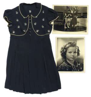 Shirley Temple Screen-Worn Tap-Dancing Dress From 1938 Film ’’Just Around the Corner’’ | Nate Sanders