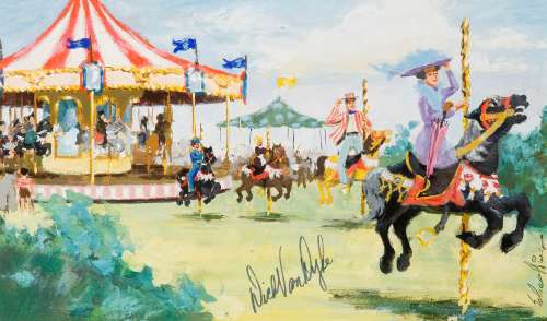 Original scene study by Jim Schaeffing for Mary Poppins | Bonhams