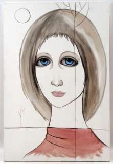 Big Eyes Margaret Keane (Amy Adams) Painting Movie Props | Premiere Props