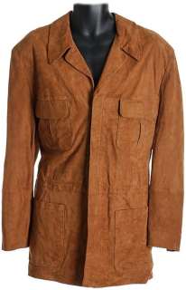 Lot 18 - Warehouse 13 Artie‘s Brown Suede Jacket from Fractures