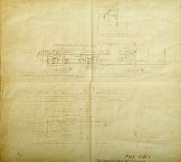A production blueprint of the Gare de Lyon railway station for Casablanca | Bonhams