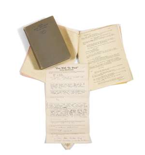 A Jane Darwell collection of pages from her personal Gone With the Wind script and other ephemera | Bonhams