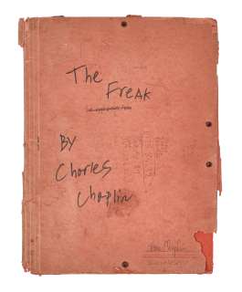 A Charlie Chaplin screenplay of The Freak | Bonhams