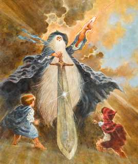 A Tom Jung original Lord of the Rings concept artwork for the one sheet poster | Bonhams