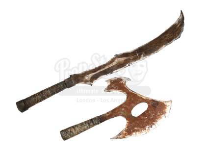 SERENITY (2005) - Lot 606 - River‘s (Summer Glau) Stunt Sword and Axe