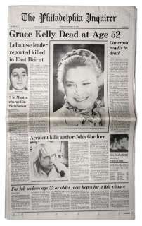 Princess Grace’s Death Announced in Her Hometown Newspaper | Nate Sanders