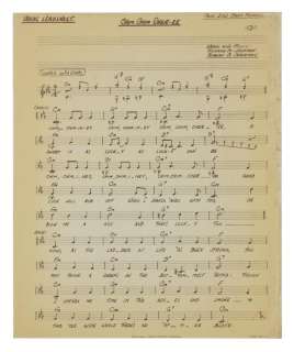 "Chim Chim Cher-ee" Vocal Lead Sheet. | Van Eaton Galleries