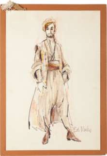 A José Ferrer Pair of Costume Design Sketches, 1958, 1967. (Total: 2 Items) | Heritage