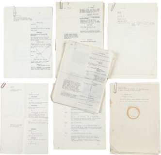 An Orson Welles Incomplete Script from "The Trial." | Heritage