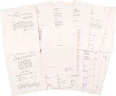 An Early Script from "Blade Runner." | Heritage