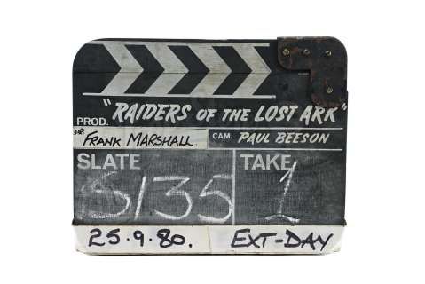 Raiders of the Lost Ark (1981) | Production-Used Clapperboard | Propstore