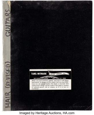 Hair: The American Tribal Love-Rock Musical (1968), Composer Galt MacDermot’s Personally Owned and Used Assortment of Original Score Development, Sheet Music, and Documents for Broadway Run. | Heritage