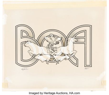 Black Oak Arkansas Band Logo Artwork by Drew Struzan and Ernie Cefalu (ca. 1970s). | Heritage